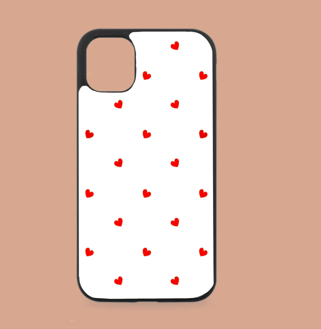 Tiny hearts phone case